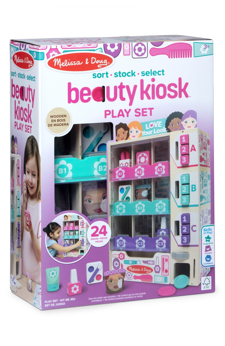 Melissa & Doug Sort, Stock & Select Beauty Kiosk Playset, Alternate, color,