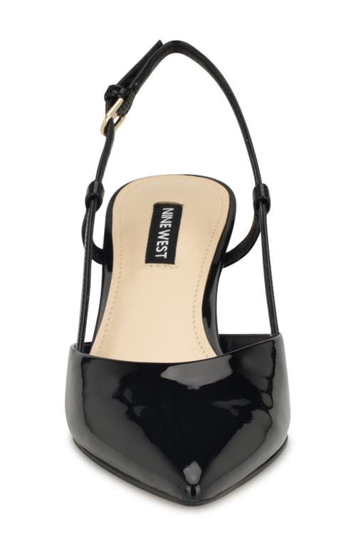 NINE WEST NINE WEST RHONDA SLINGBACK POINTED TOE KITTEN HEEL PUMP