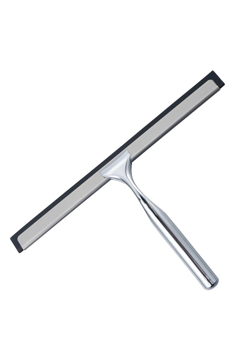 J AND V TEXTILES 2-Pack Shower Squeegees, Alternate, color, Silver