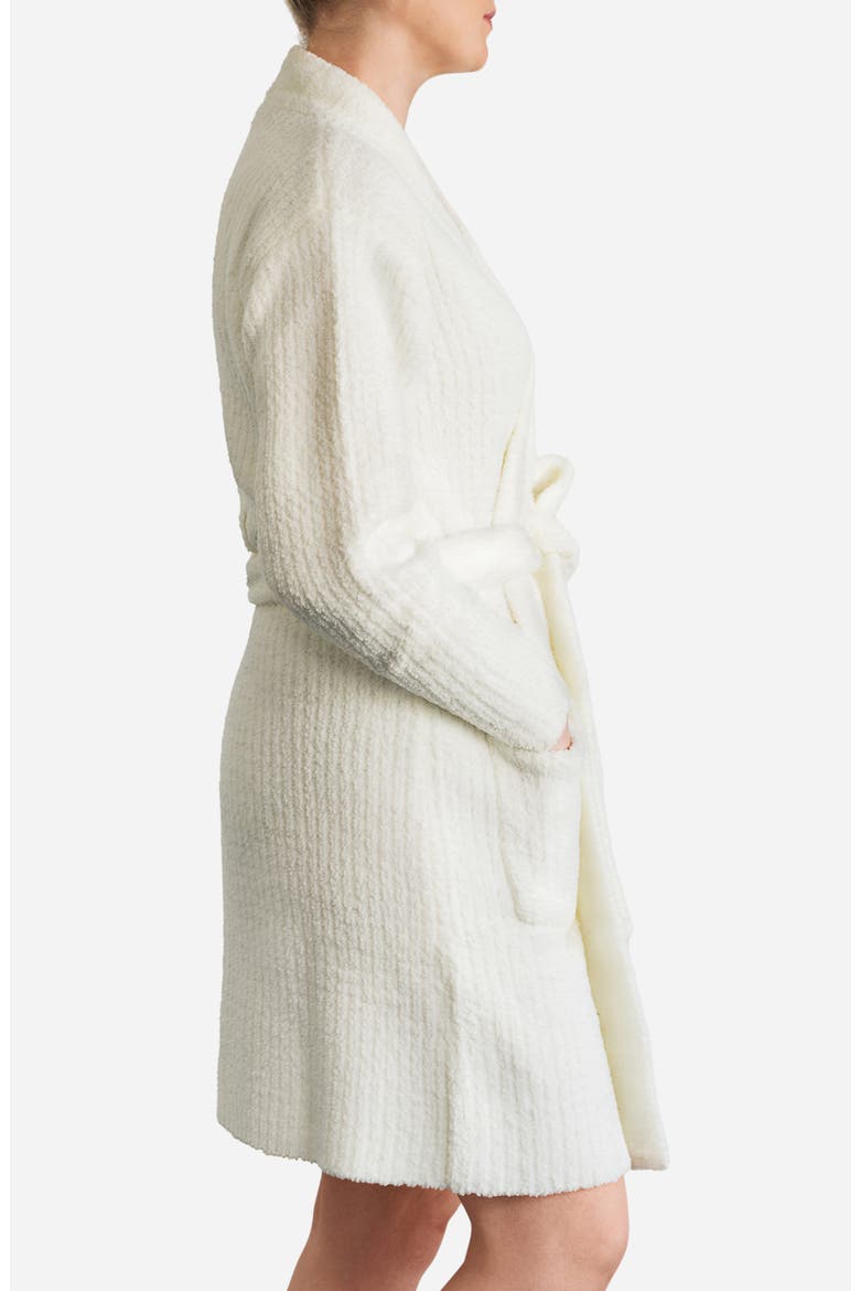 Snug Rib Cardigan Robe, Alternate, color, OFF WHITE