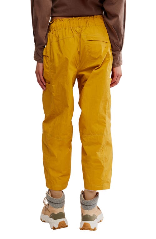 Free People In The Wild Hiking Pants In Gold