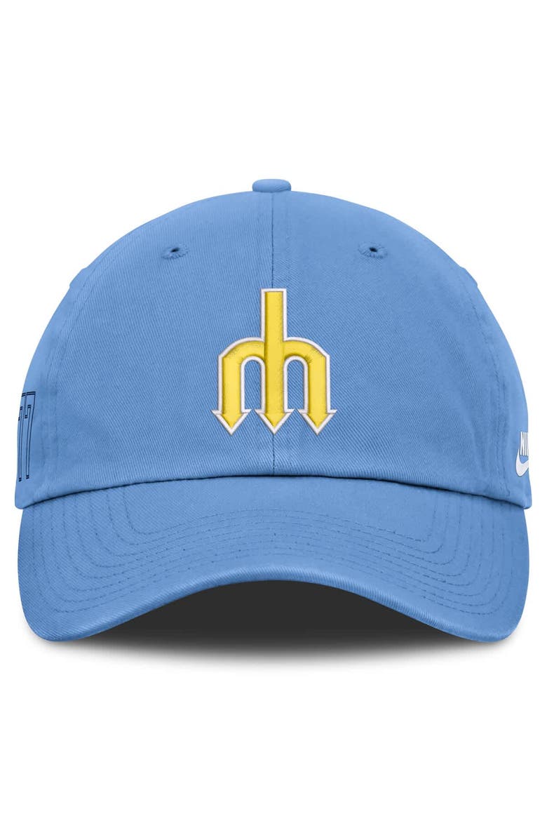 Men's Nike Light Blue Seattle Mariners Cooperstown Club Adjustable Hat, Alternate, color, Light Blue