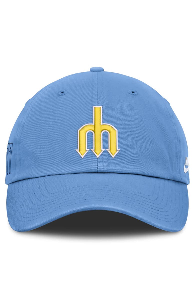 Nike Men's Nike Light Blue Seattle Mariners Cooperstown Club Adjustable Hat, Alternate, color, Light Blue