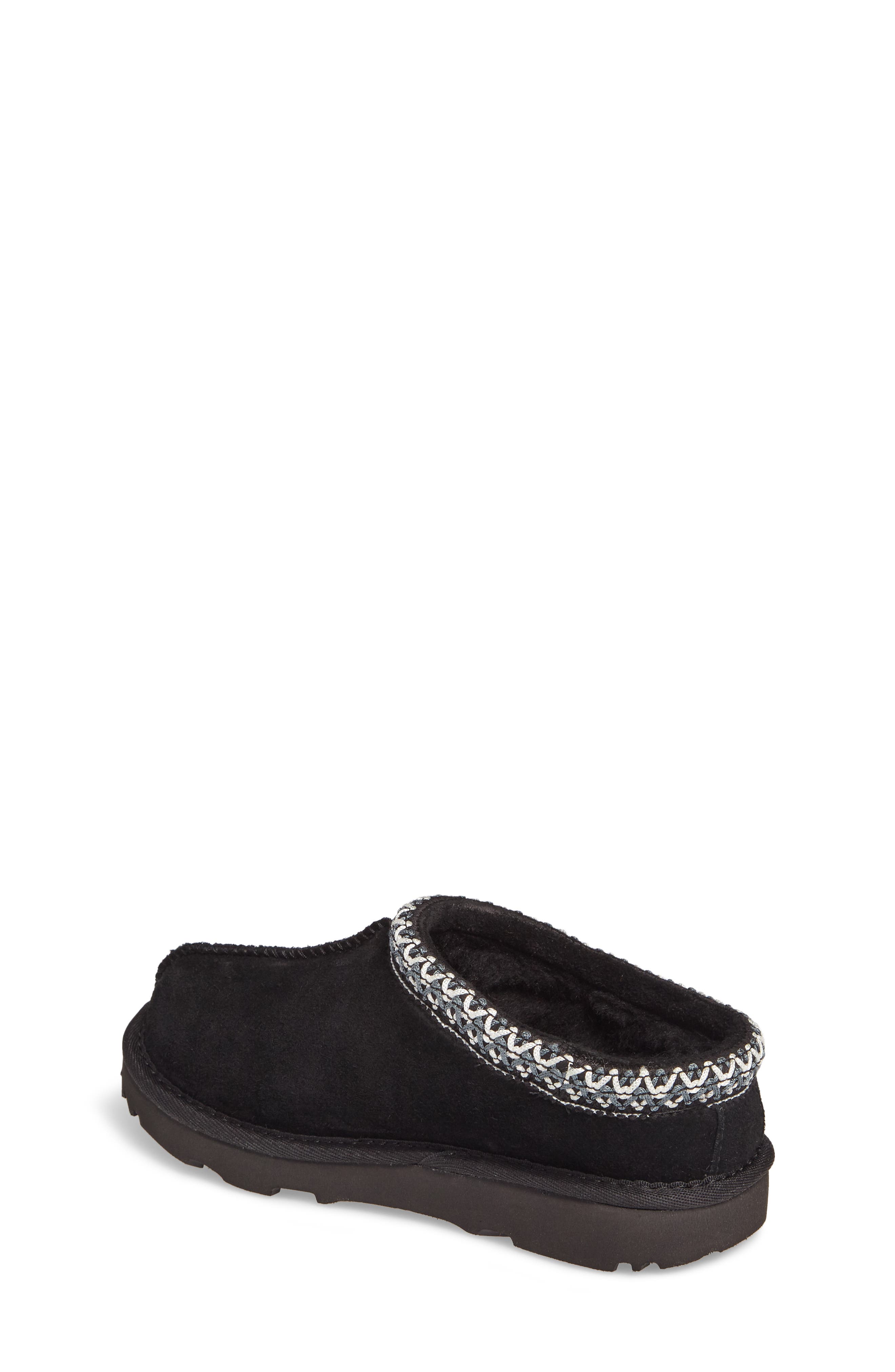 UGG<sup>®</sup> Kids' Tasman II Embroidered Slipper, Alternate, color, Black