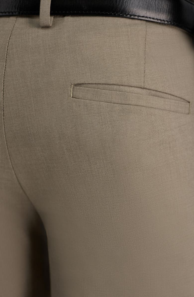 Kenneth Cole Reaction Slim Fit Sharkskin Pants, Alternate, color, Oatmeal