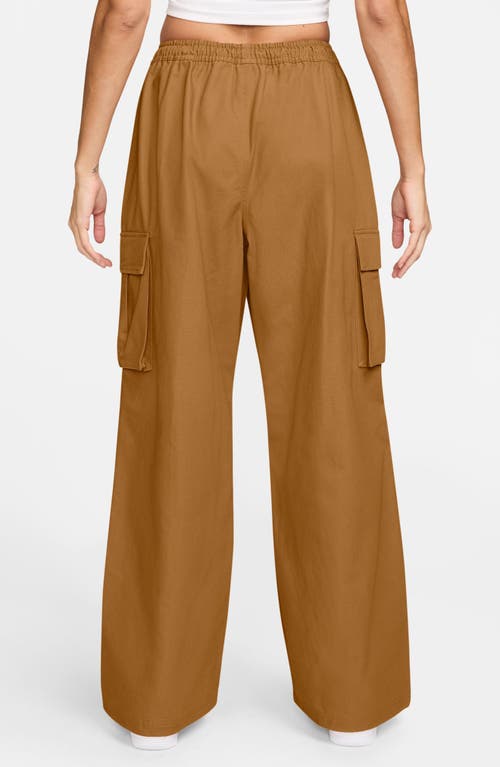 Nike Sportswear Loose Woven Cargo Pants In Brown