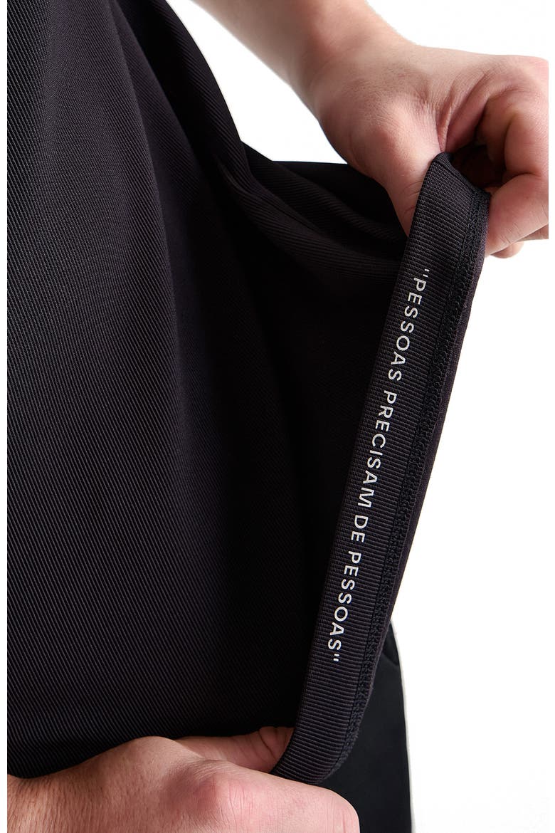 High Neck Tech T-Shirt with UV Protection, Alternate, color, Black