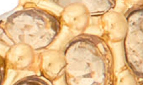 Kurt Geiger London Crystal Pavé Huggie Hoop Earrings In Gold