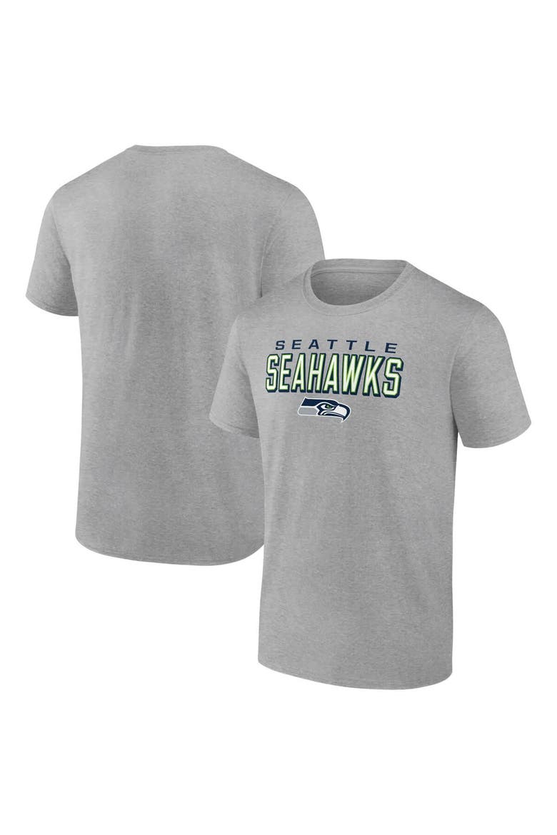 Men's Heather Gray Seattle Seahawks Swagger T-Shirt, Main, color, Heather Gray