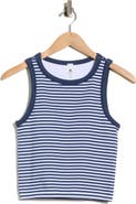 90 DEGREE BY REFLEX Seamless Ribbed Striped Tank