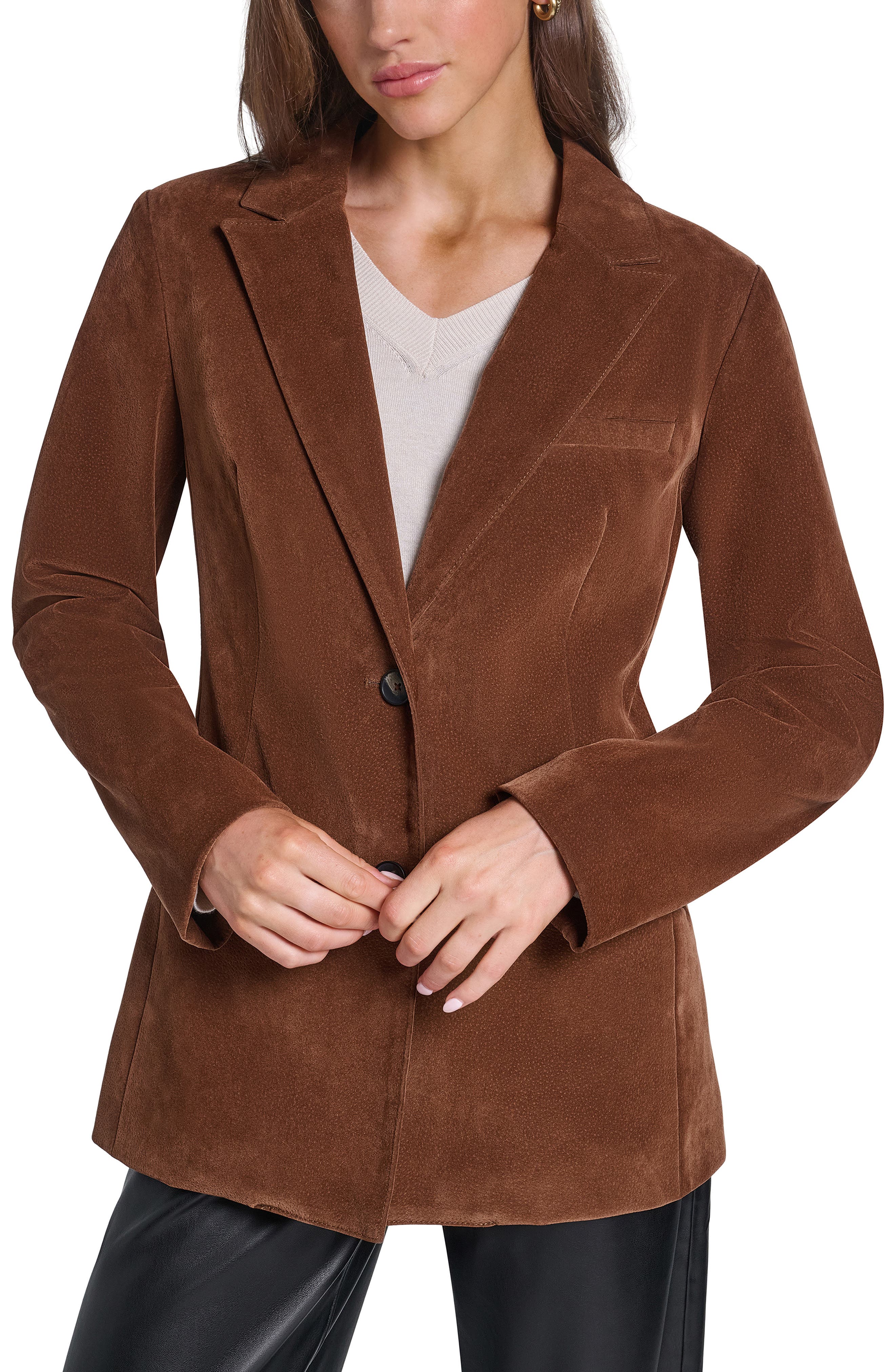 selected MAPLE FAUX SUEDE