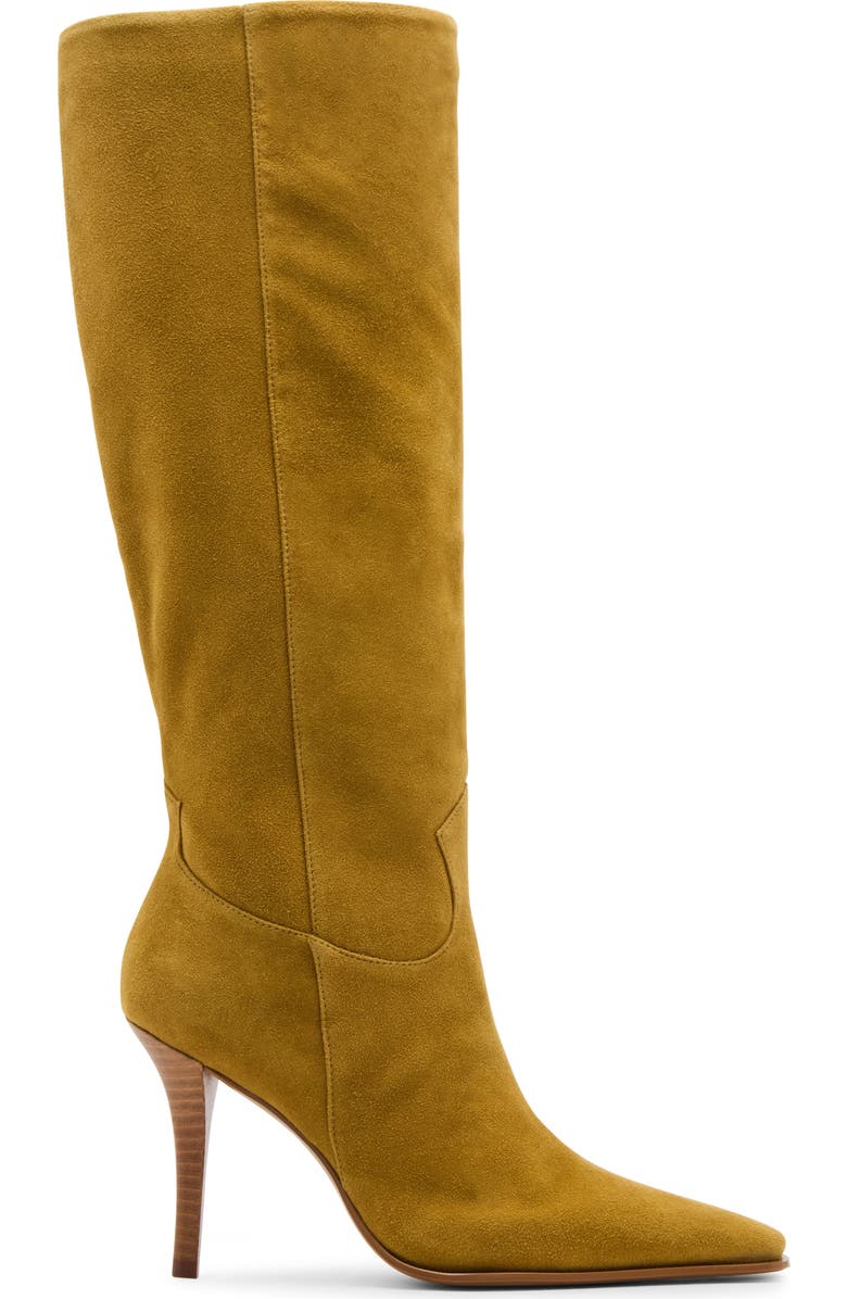 Steve Madden Wescot Knee High Boot, Alternate, color, Olive Suede