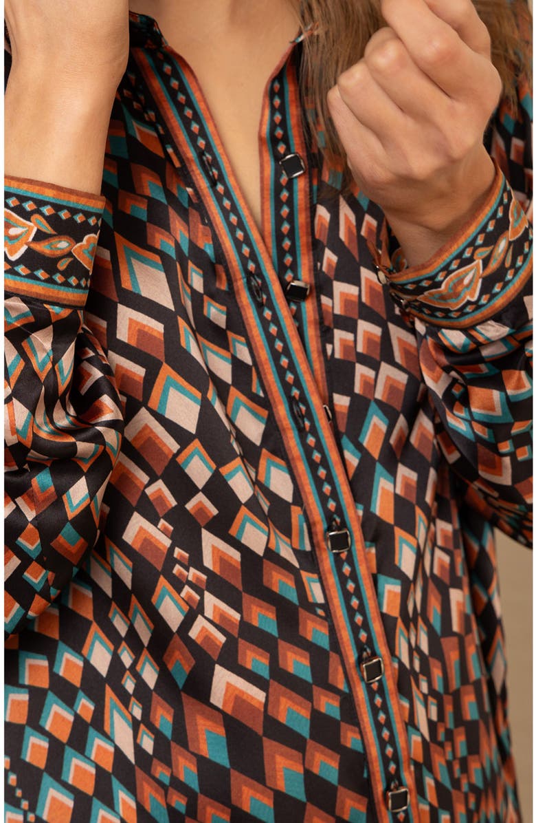 Hale Bob Vada Silk Top, Alternate, color, 