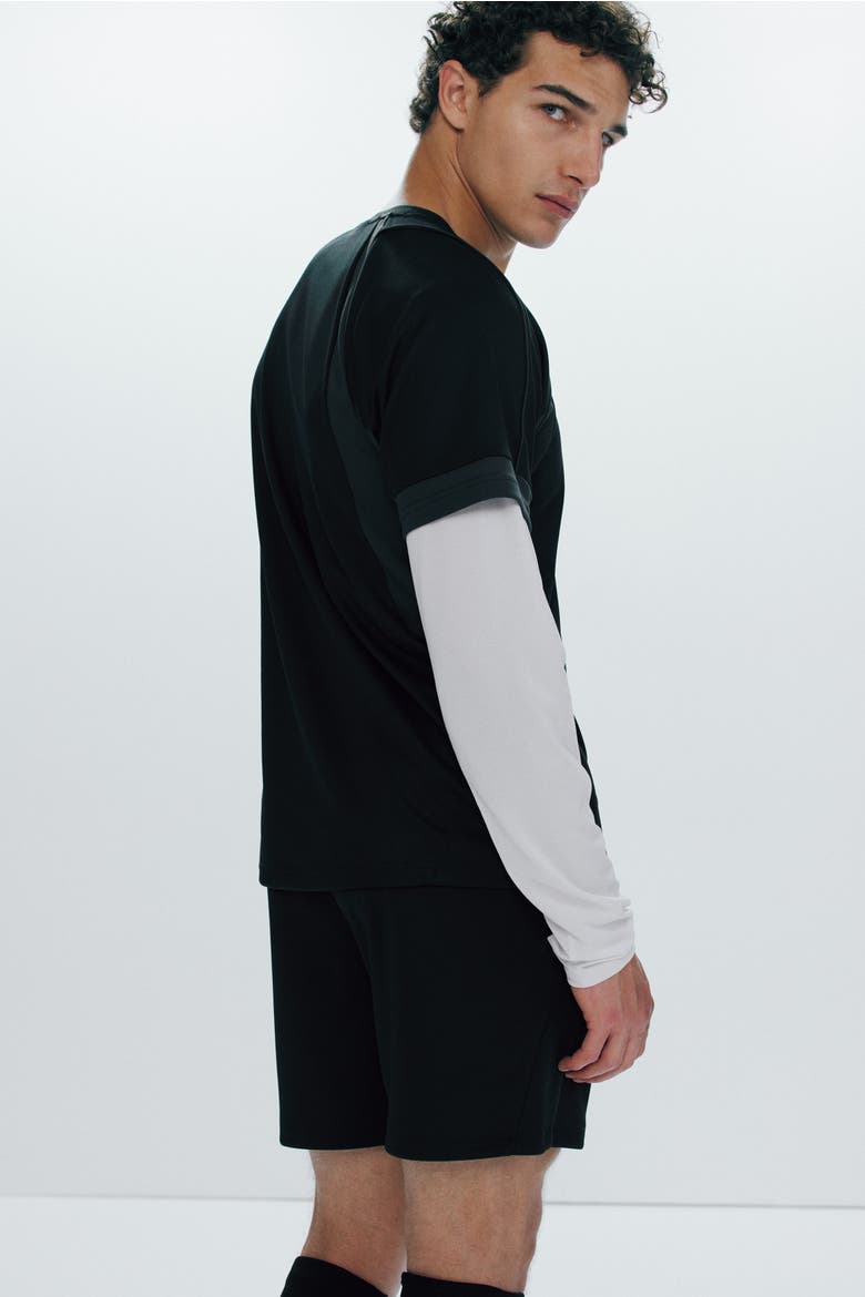 Football Shorts With Drymove, Alternate, color, Black