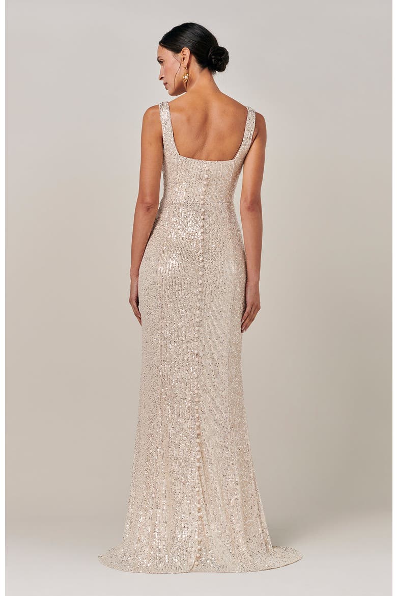 Hozier Gown, Alternate, color, Champagne Sequin