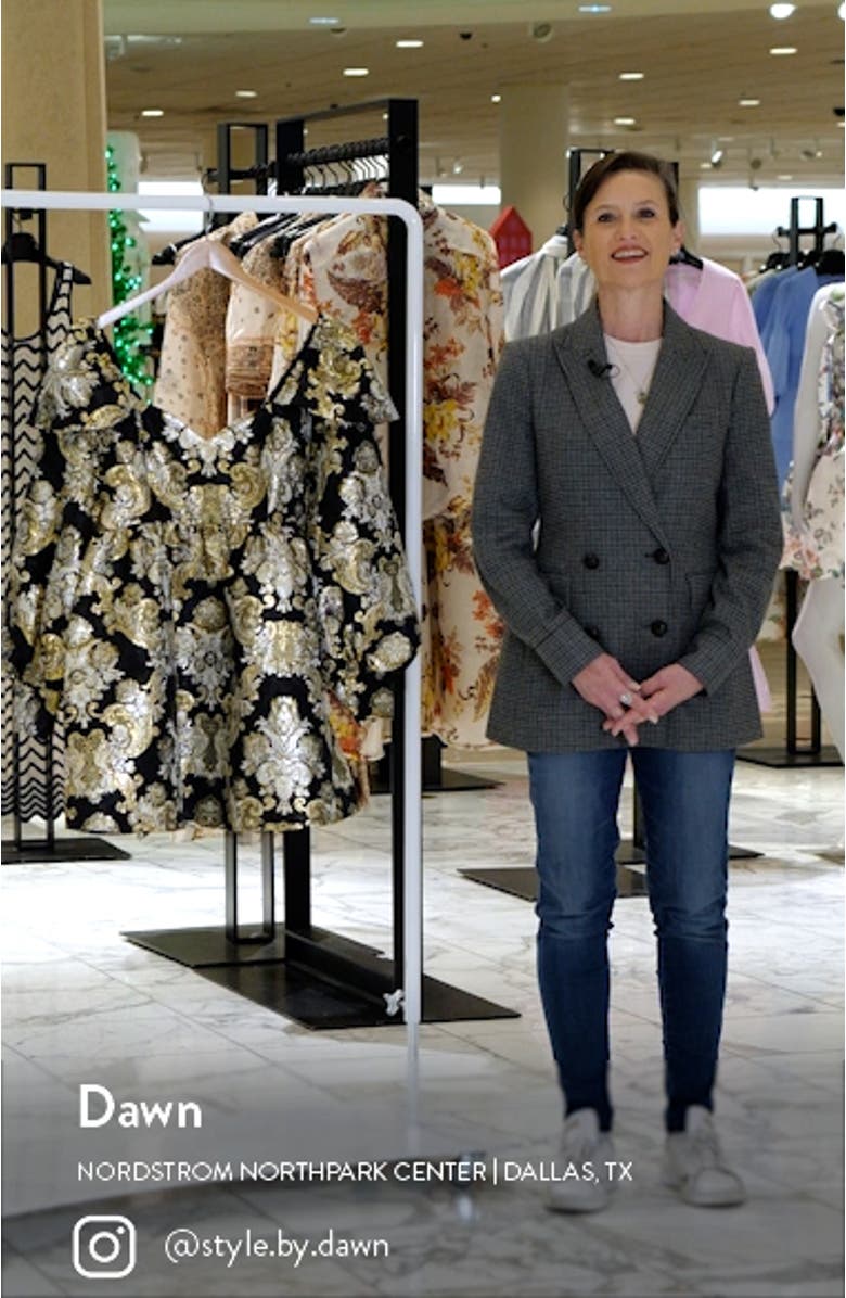 Paisley Puff Sleeve Babydoll Minidress, sales video thumbnail