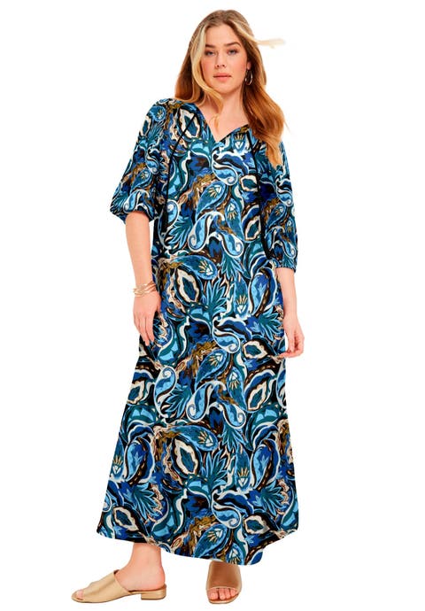 Boho Maxi Dress (Plus Available)