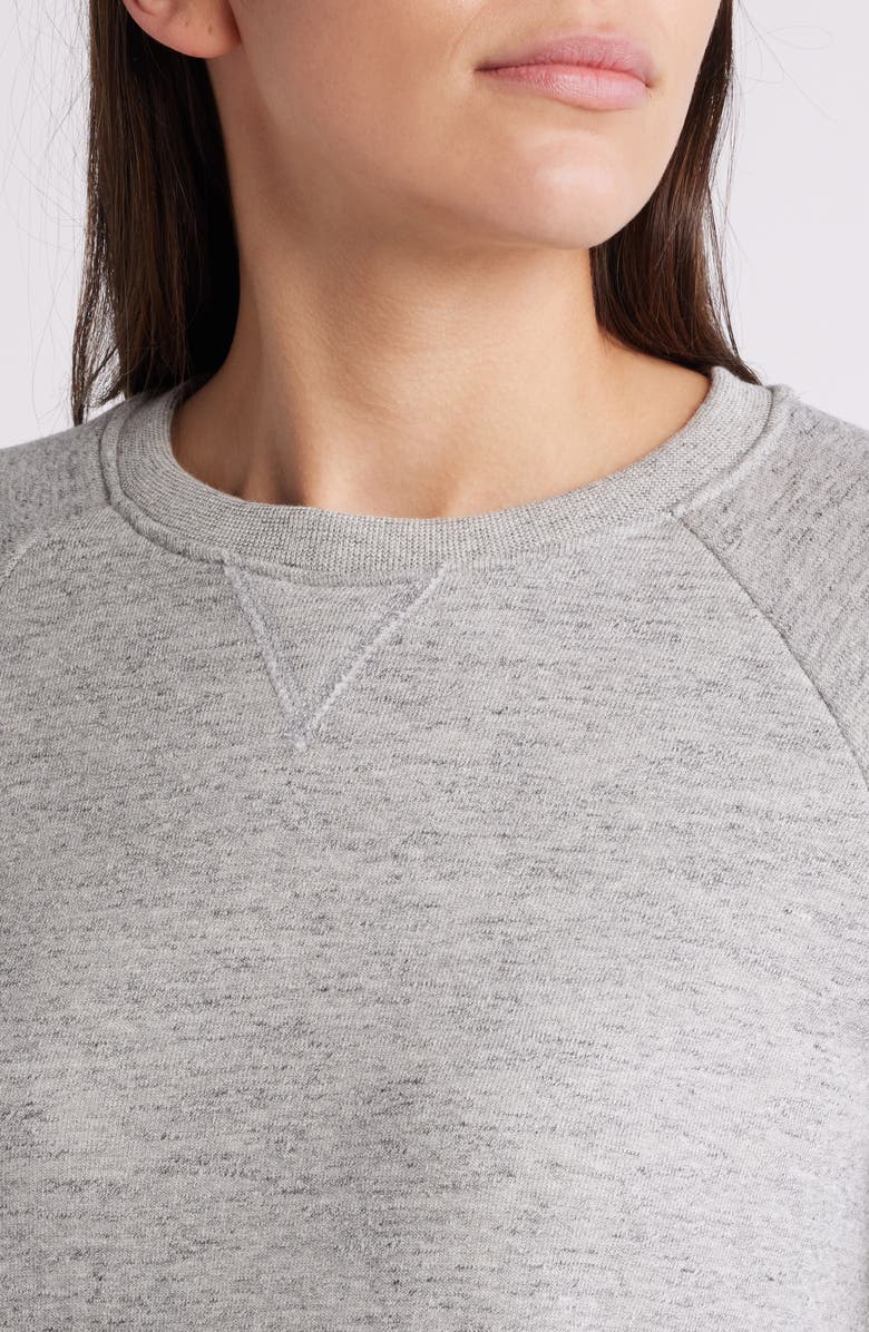 Marine Layer Mock Twist Heather Sweatshirt, Alternate, color, 