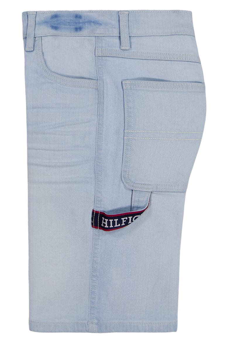Kids' Utility Denim Shorts, Alternate, color, CLOUDBURST
