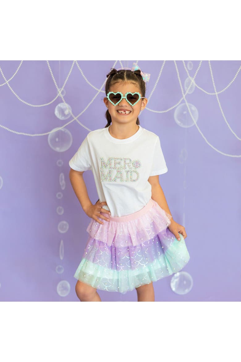 Mermaid Pearl Tutu, Alternate, color, Multi
