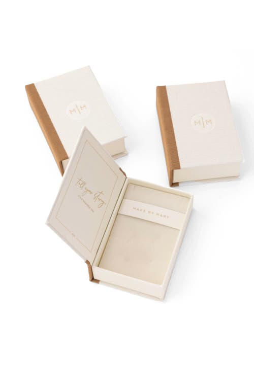 Made By Mary Hammered Stacking Ring In Silver