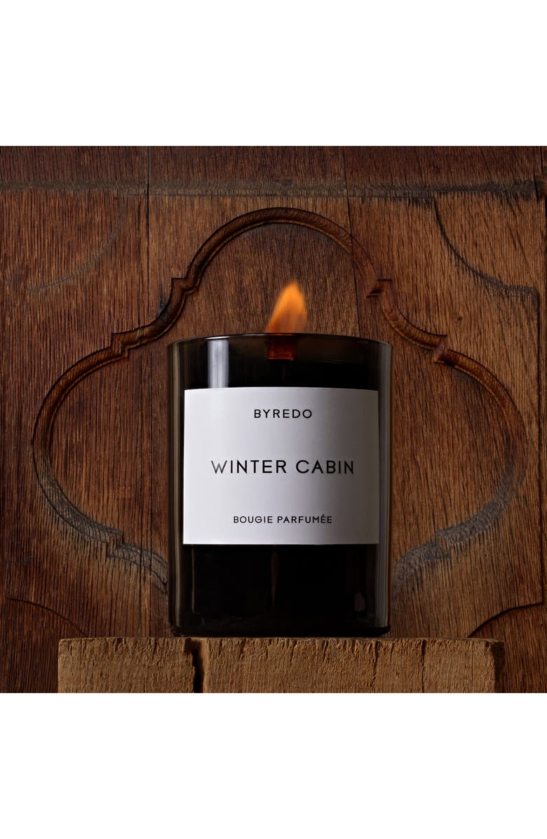 BYREDO Winter Cabin Fragranced Candle, Alternate, color, 