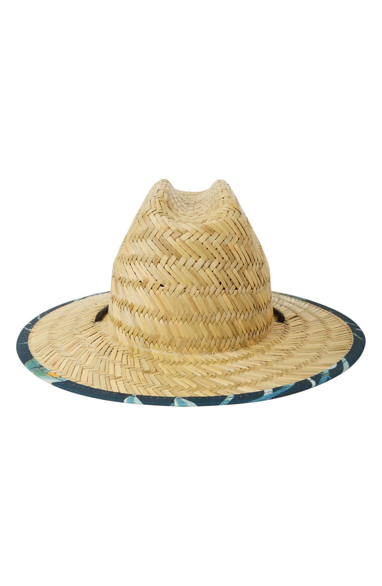 Billabong Tides Print Straw Sun Hat, Alternate, color, 