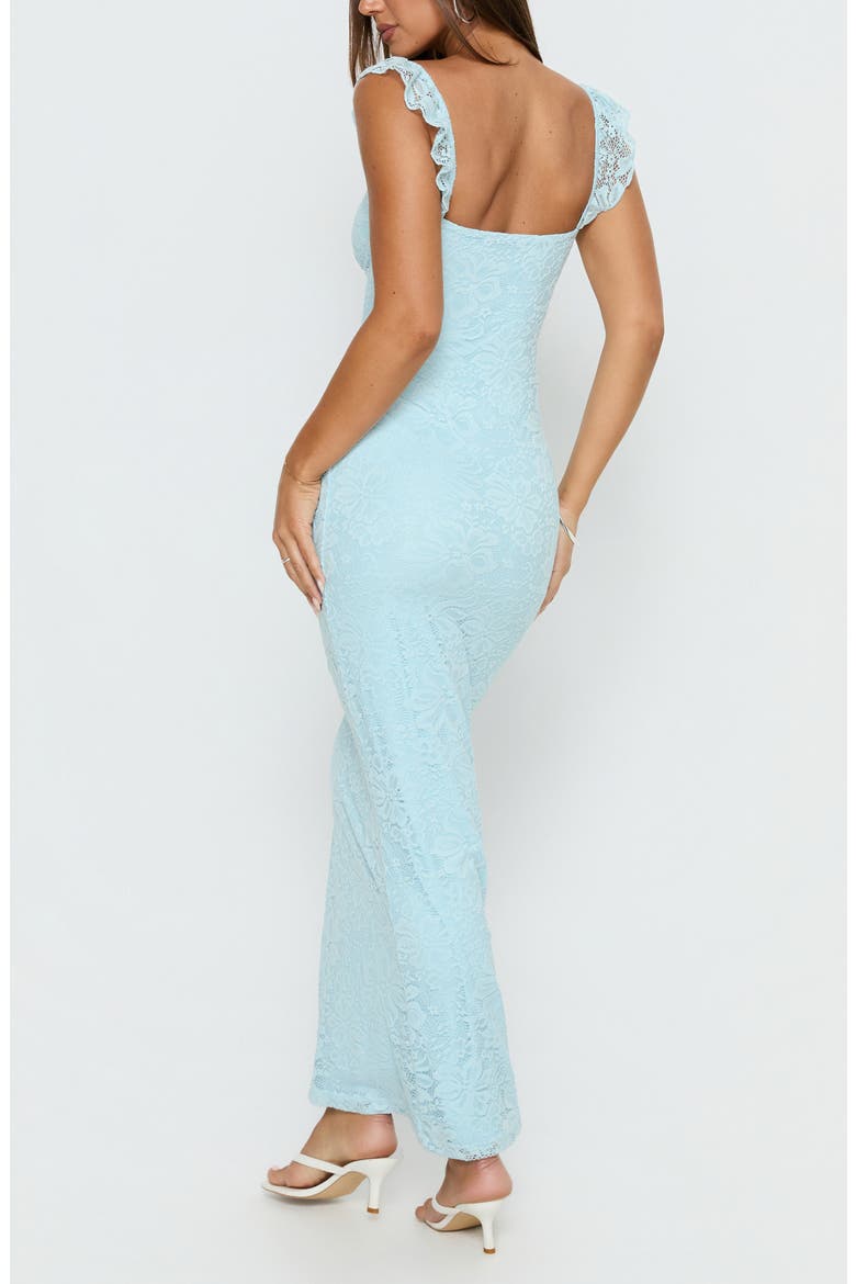 Beacall Lace Maxi Dress, Alternate, color, BLUE