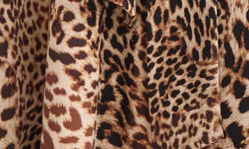 Kasper Mixed Leopard Print Midi Dress In Animal Print