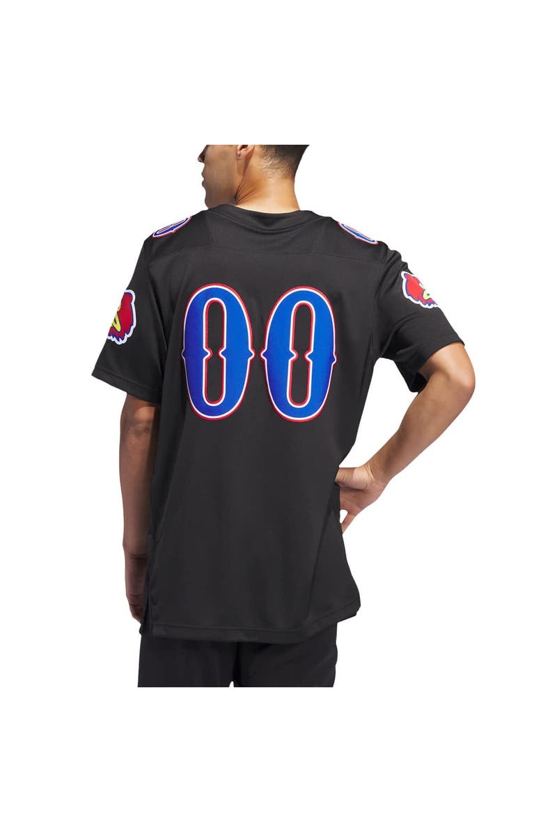 adidas Men's adidas #00 Black Kansas Jayhawks Alternate Premier Jersey, Alternate, color, Black