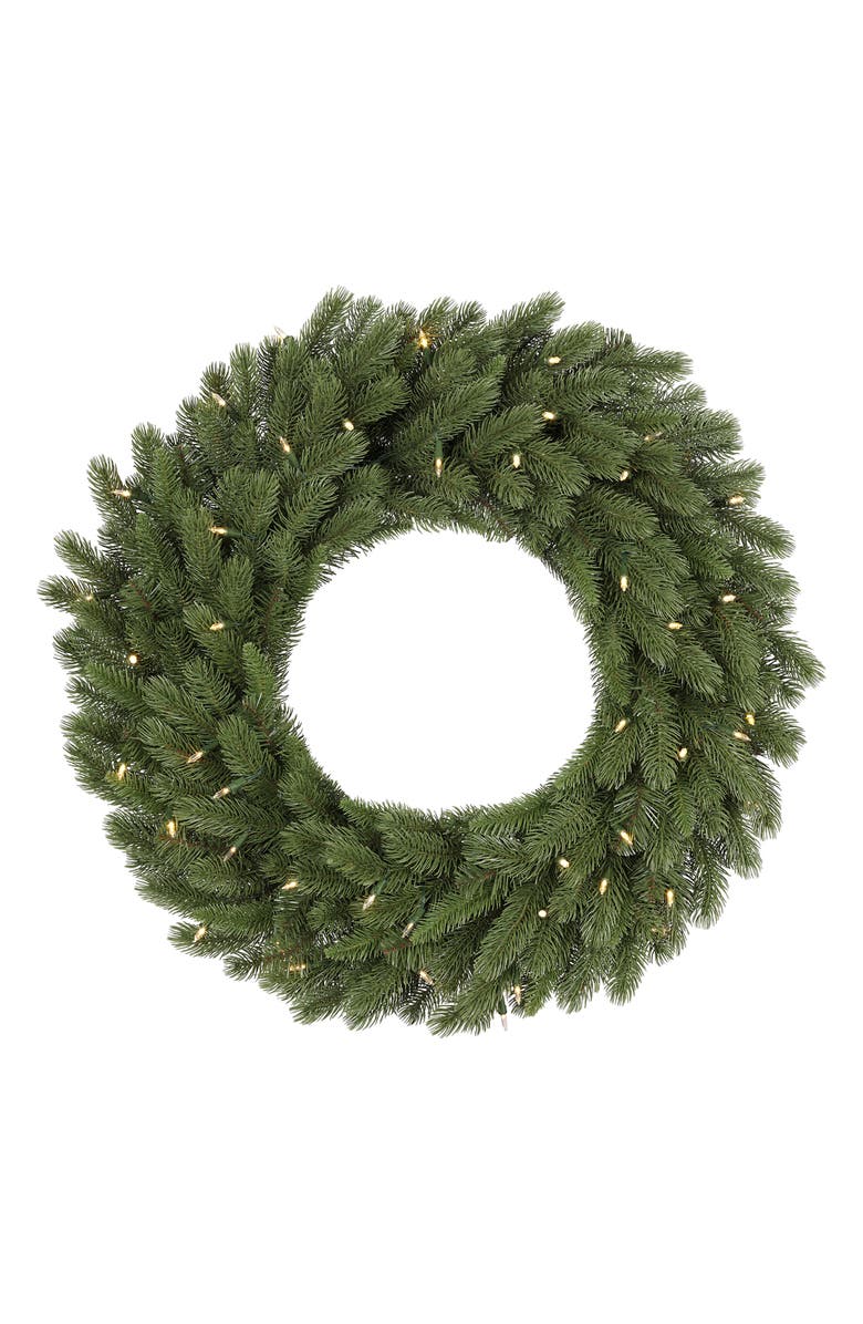 TREETOPIA Fraser Fir Wreath, Main, color, Clear