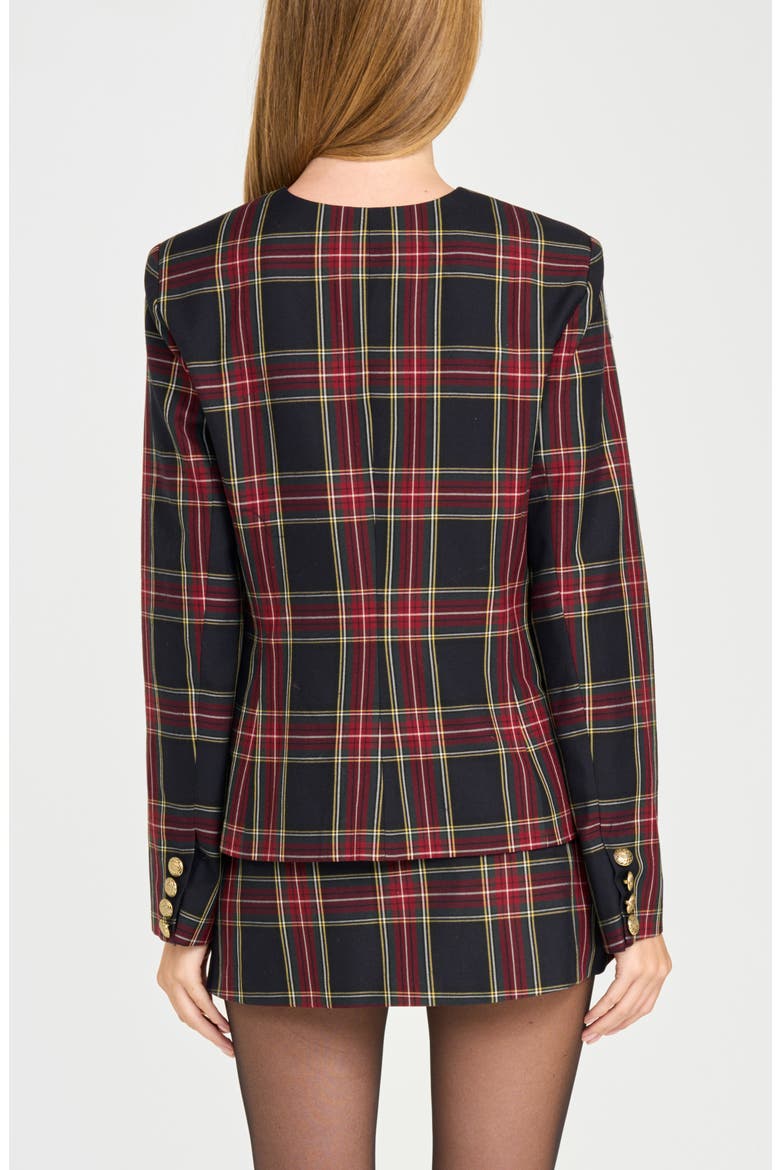 x Rose Lola Gramercy Jacket, Alternate, color, NAVY