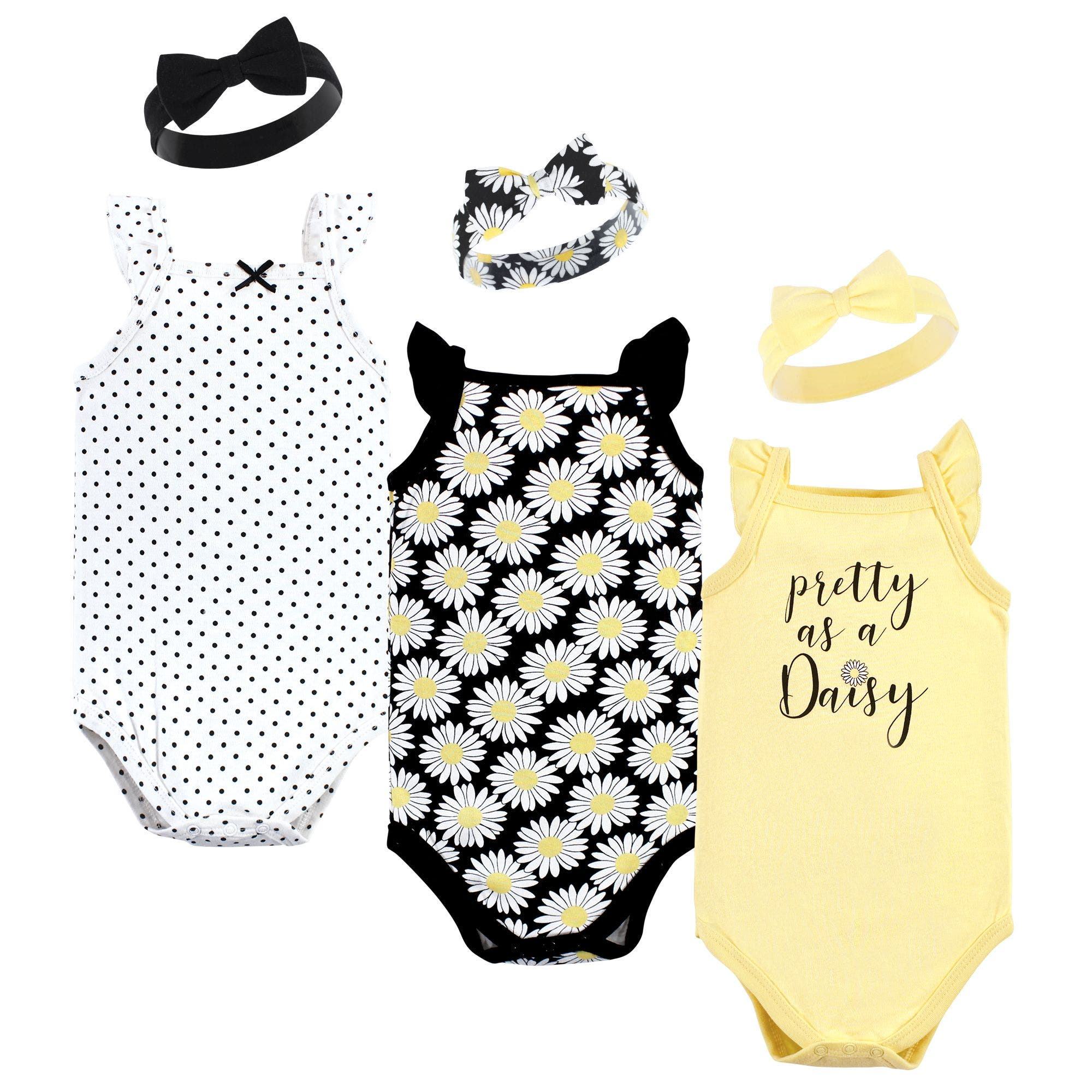 Hudson Baby Sleeveless Bodysuit And Headband Set In Multi