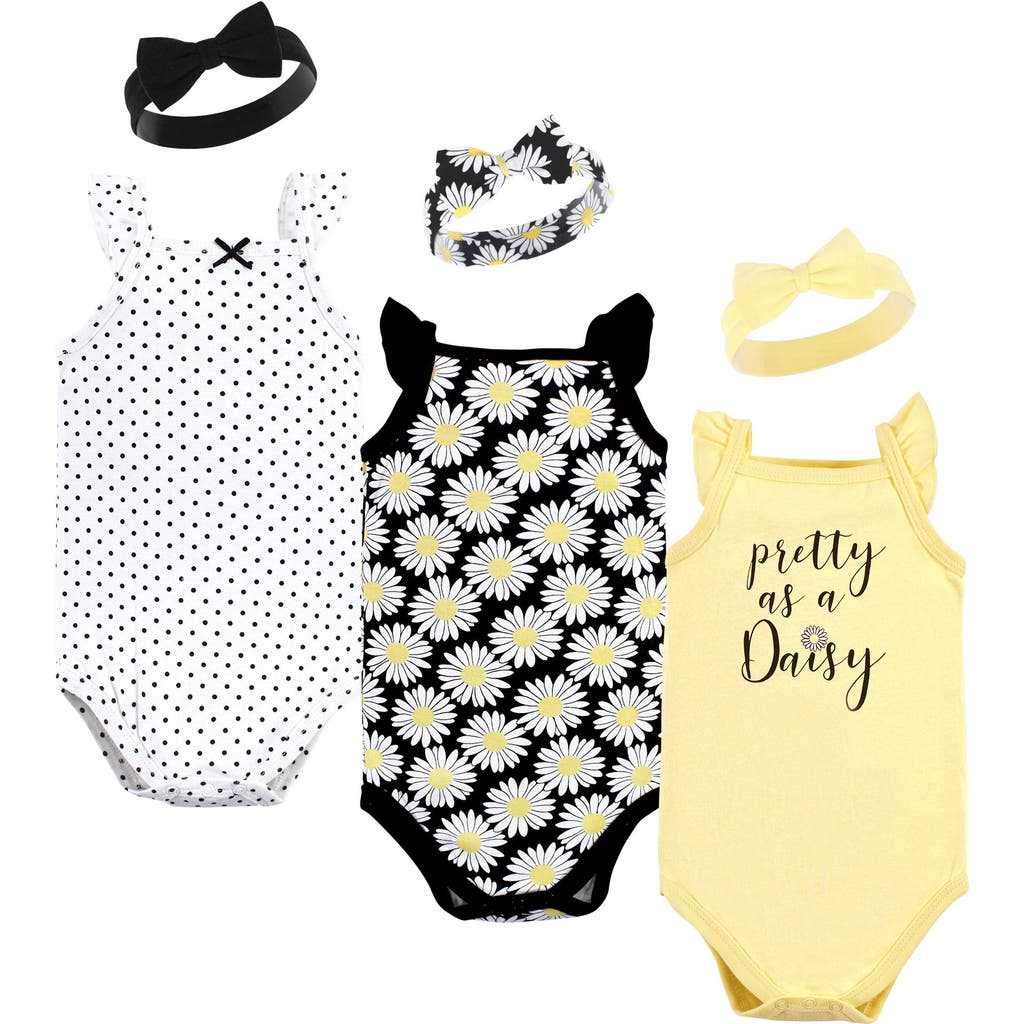 Hudson Baby Sleeveless Bodysuit And Headband Set In Multi