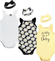 Hudson Baby Sleeveless Bodysuit and Headband Set