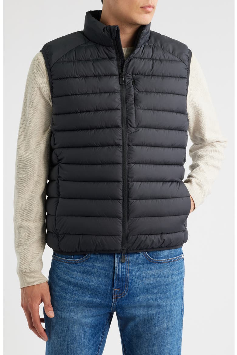 Rhus Water Resistant Puffer Vest, Alternate, color, BLACK