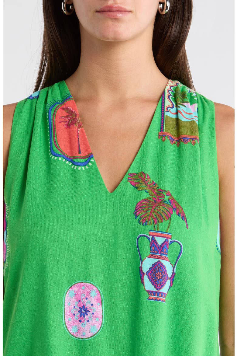 Trinie Postcard Rubi Halter Dress, Alternate, color, KELLY-PINK