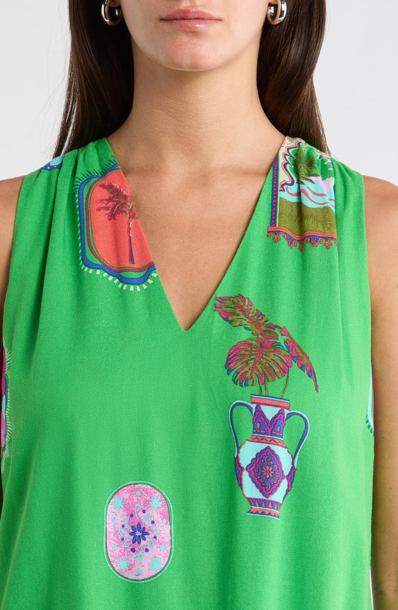 SUGARLIPS Trinie Postcard Rubi Halter Dress, Alternate, color, Kelly-Pink