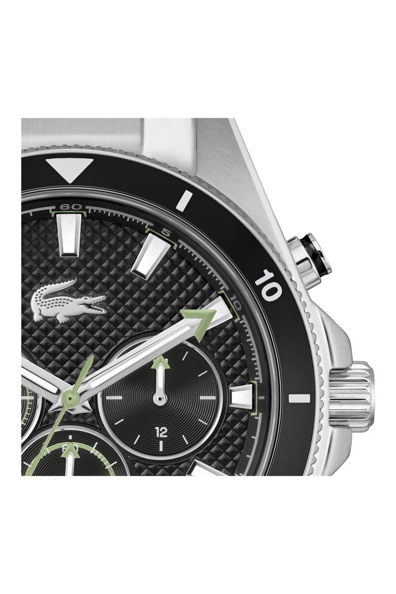 Mainsail Chronograph Bracelet Watch, 43mm, Alternate, color, BLACK