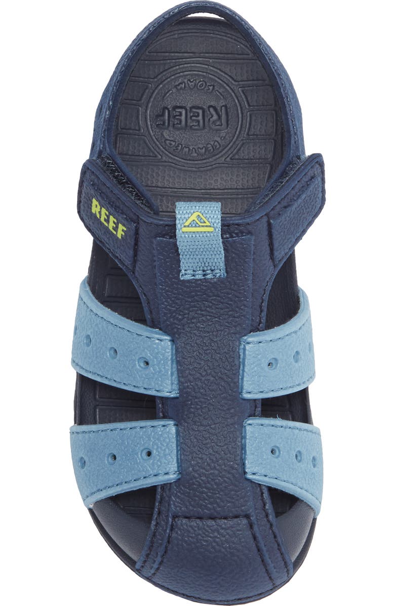 Reef Kids' Little Water Beachy Waterproof Sandal, Alternate, color, Grey/ Ocean/ Lime