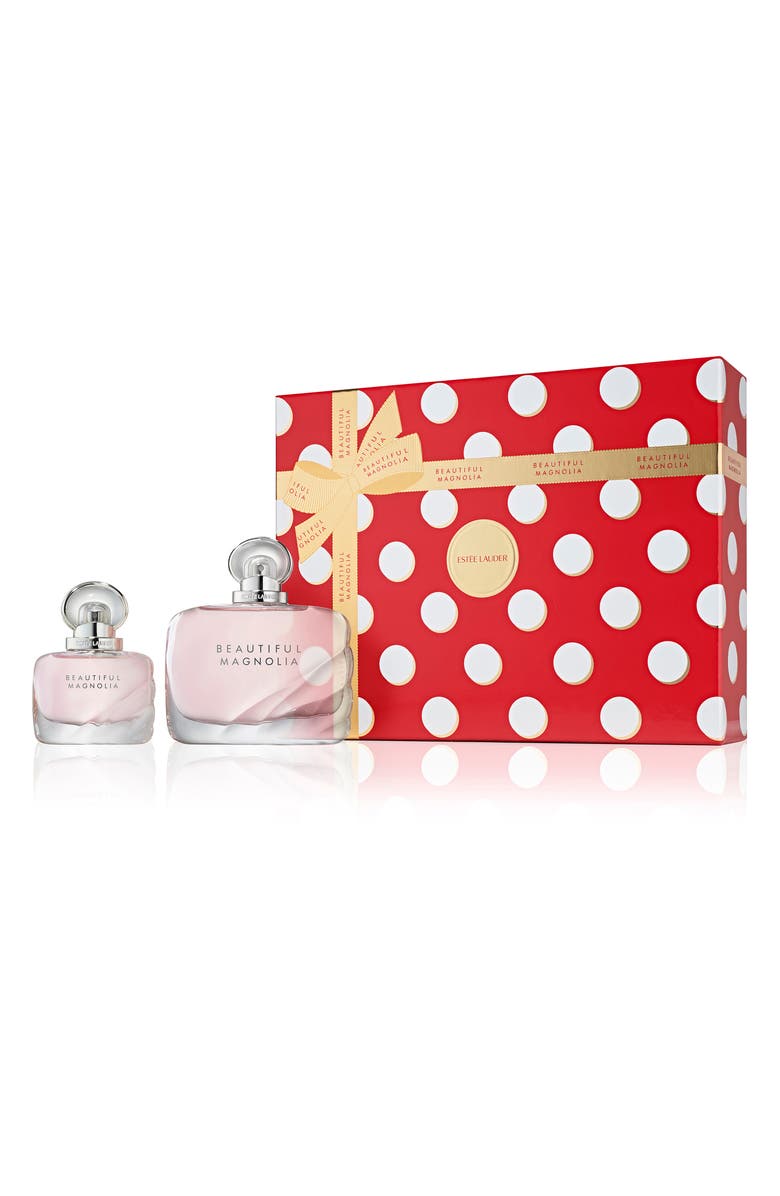 Estée Lauder Beautiful Magnolia Duo Perfume Gift Fragrance Set $235 Value, Main, color,