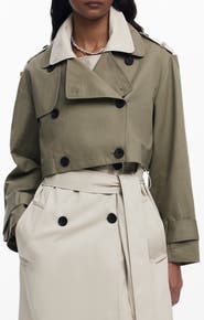 Desigual Colorblock Two-Piece Trench Coat