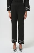 Joseph Ribkoff Grommet Detail Straight Leg Pants
