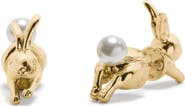 Kate Spade New York front/back bunny stud earrings