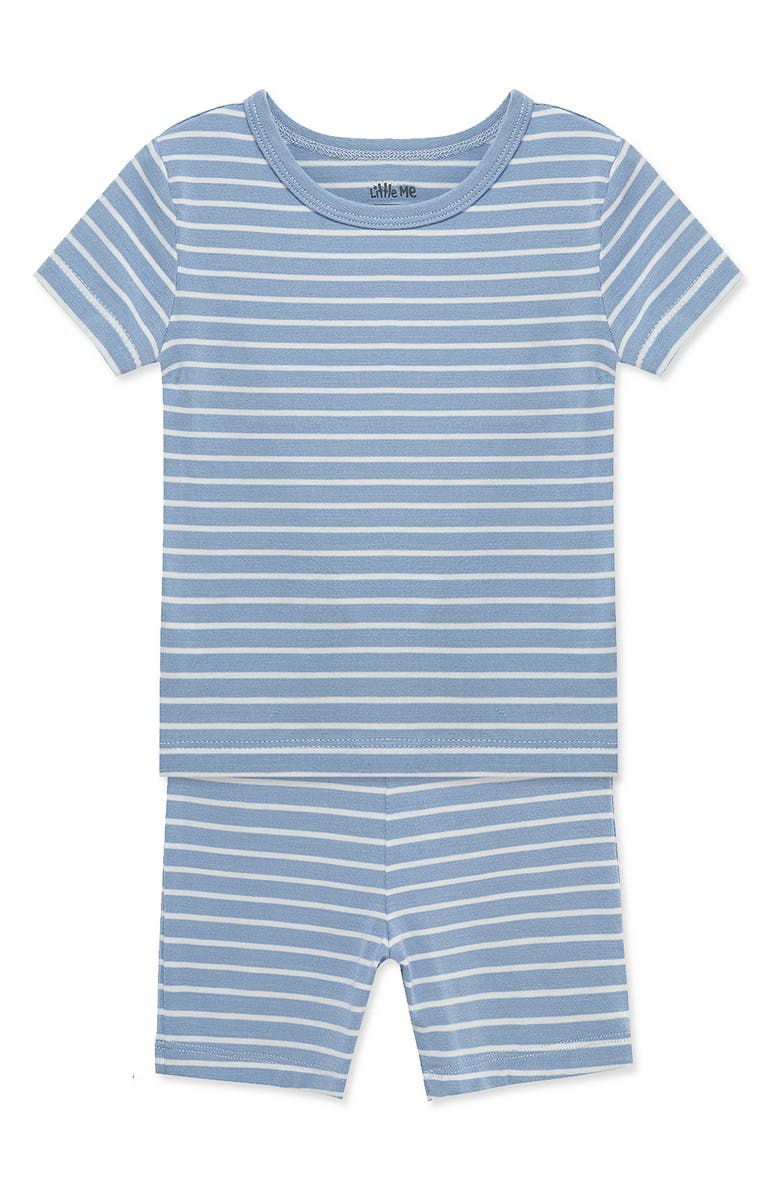 Little Me 2-Pack Construction Crew Stretch Viscose Pajamas Sets, Alternate, color, Blue