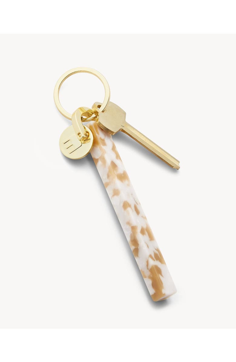 MACHETE Bar Keychain, Alternate, color, Taupe Shell, Gold