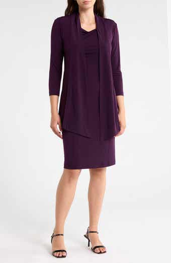 Long Sleeve Mock Jacket Dress