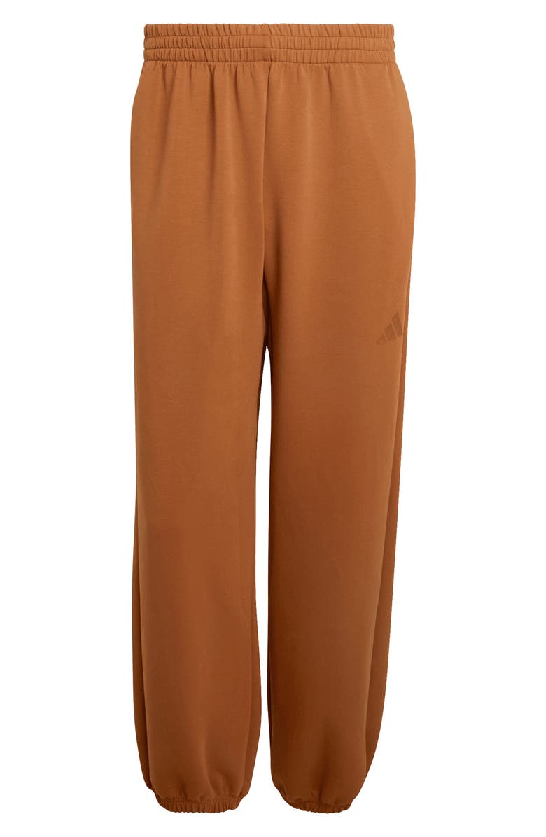 adidas Soft Lux Drawstring Pants, Alternate, color, Dusky Bronze
