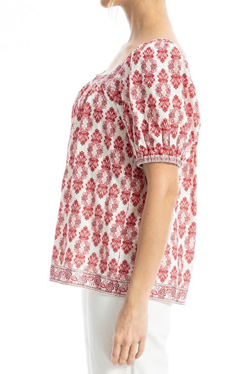 MAX STUDIO MAX STUDIO PUFF SLEEVE TOP