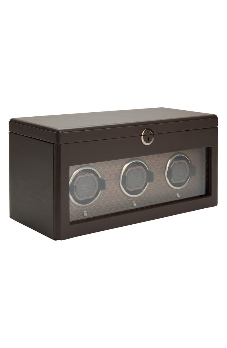 WOLF Earth Triple Watch Winder, Alternate, color, Coffee
